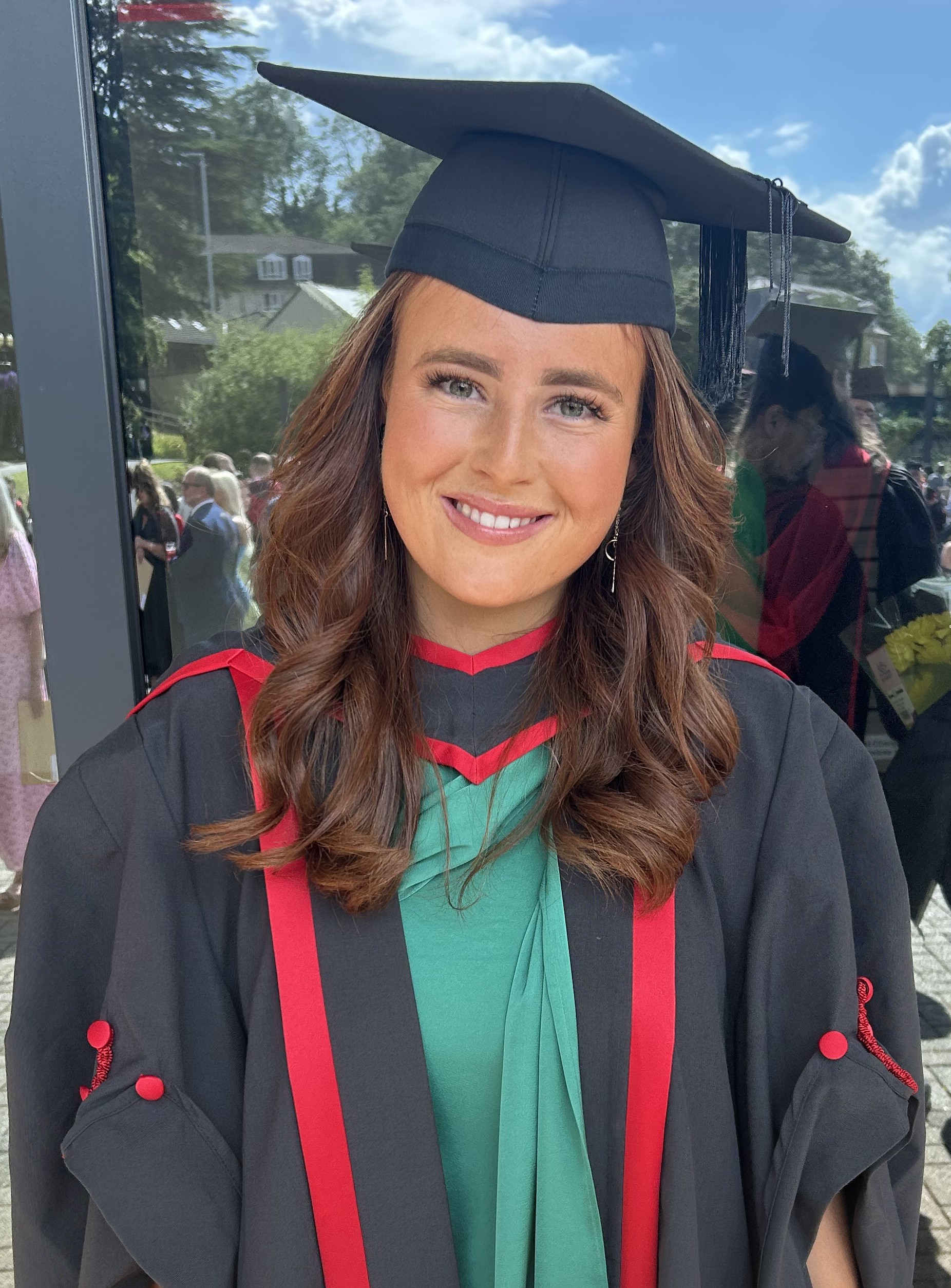 Evie – qualified primary school tutor at graduation